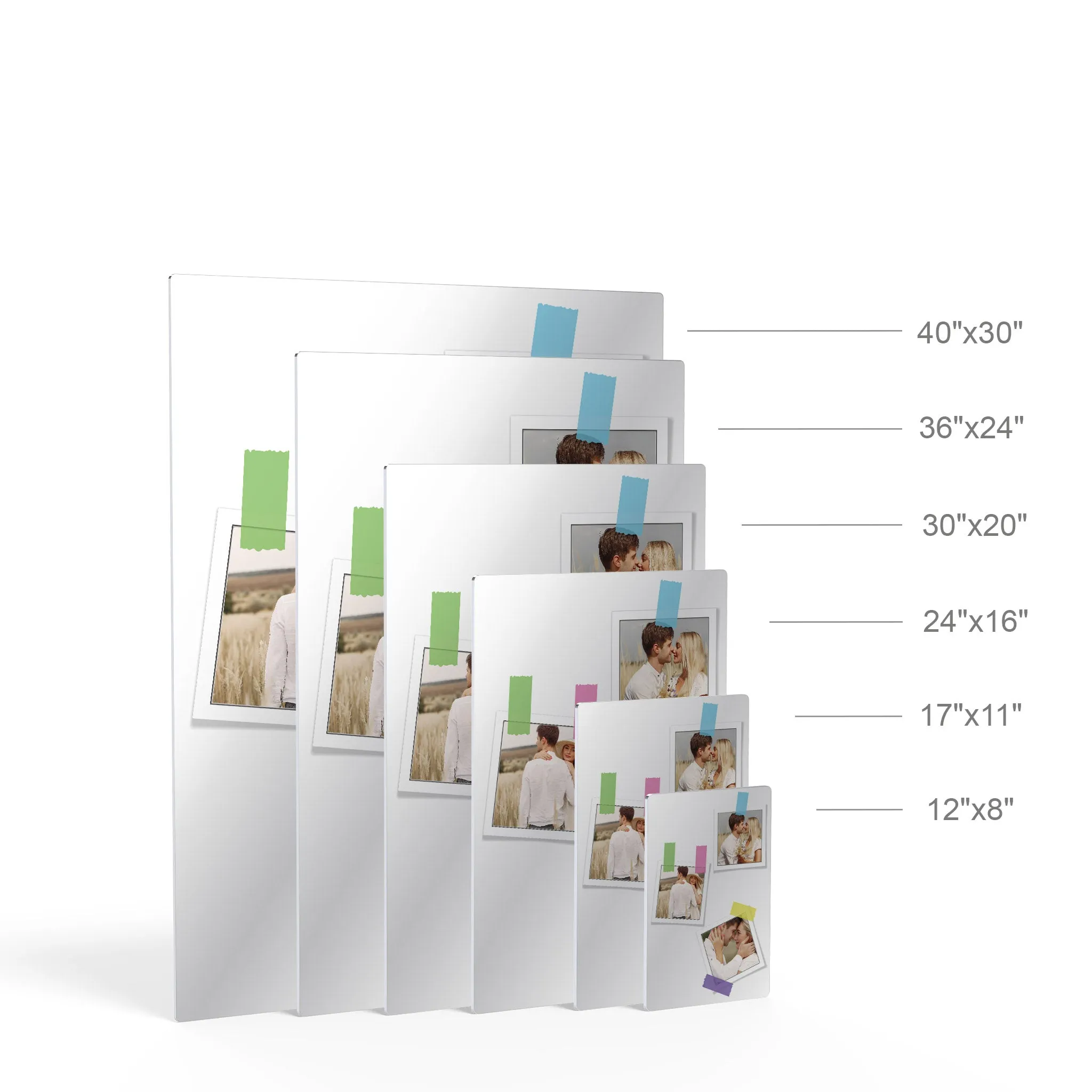 Personalized Gift Wall Art Custom Photo Collage with Polaroid Frames