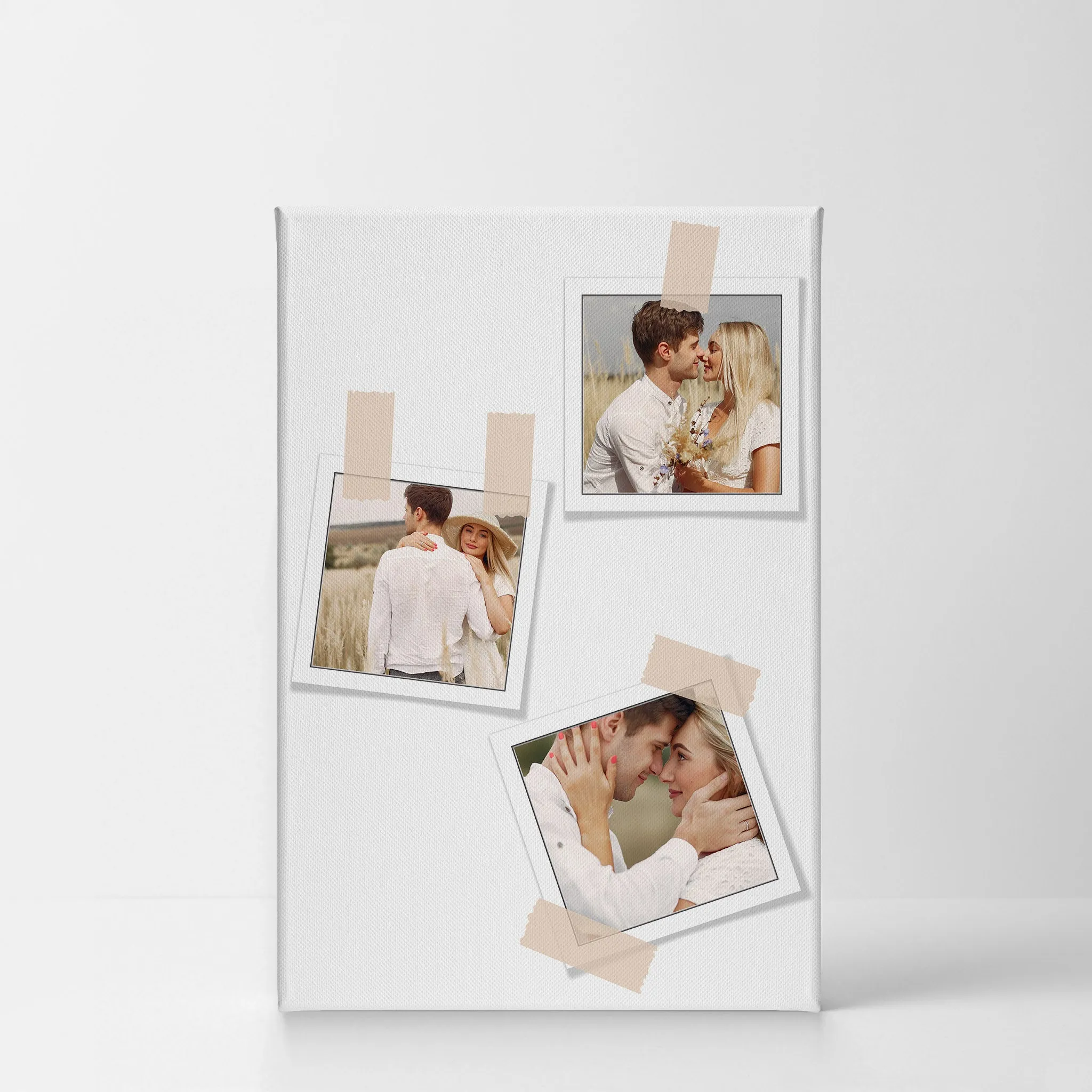 Personalized Gift Wall Art Custom Photo Collage with Polaroid Frames