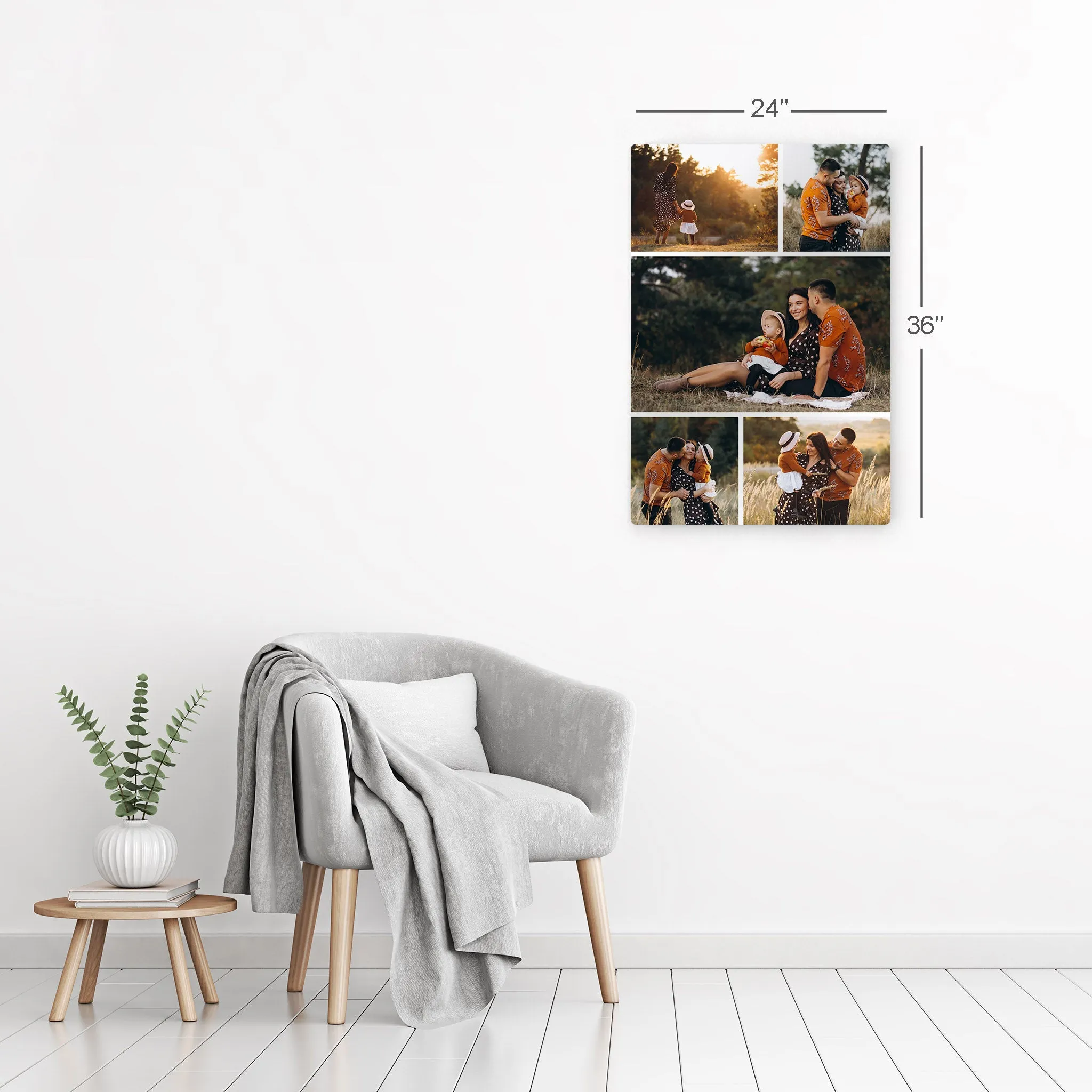 Personalized Gift Wall Art Custom Photo Collage