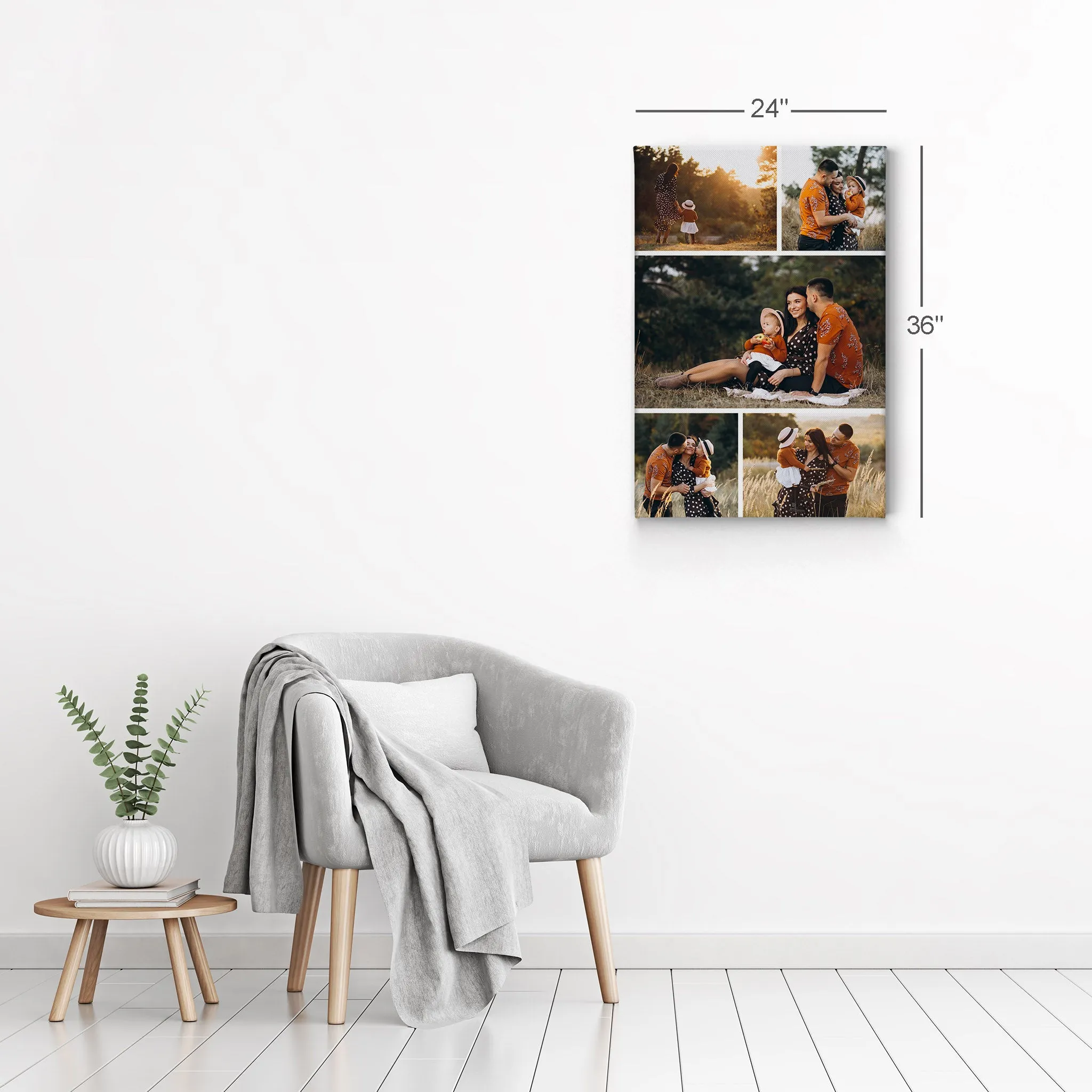 Personalized Gift Wall Art Custom Photo Collage
