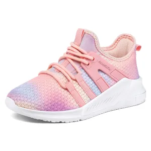 Pink Mesh Athletic Shoes for Kids