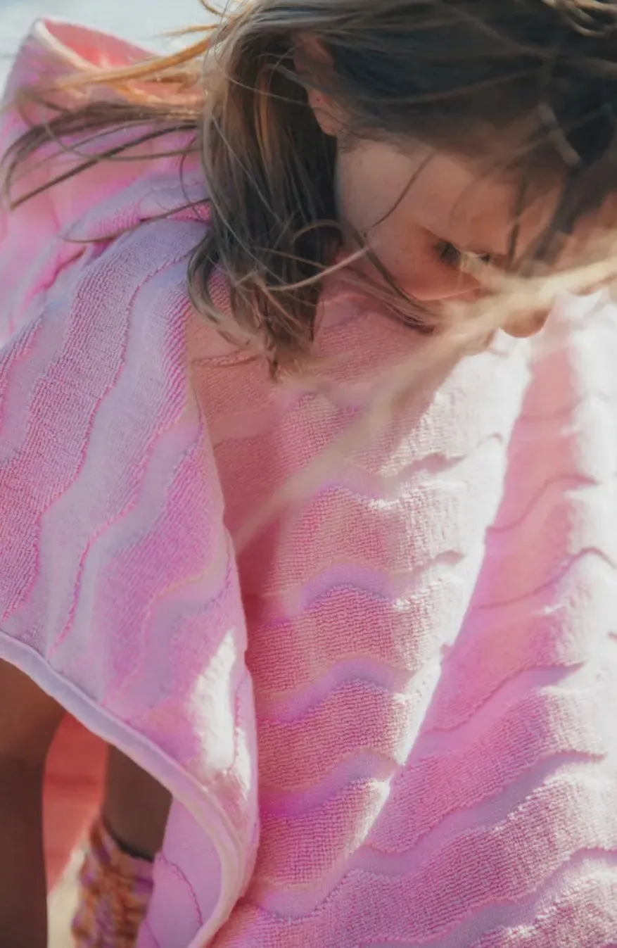 Pink Wave Poncho