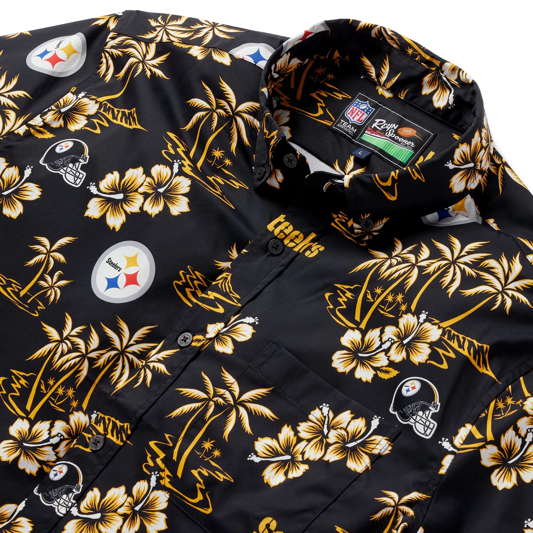 PITTSBURGH STEELERS KEKAI PERFORMANCE BUTTON FRONT