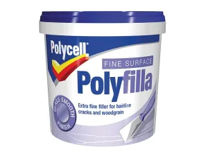 Polycell Fine Surface Filler Tub 500G