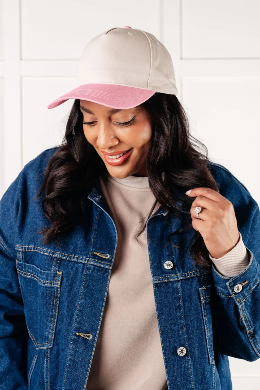 Pretty in Pink Two Tone Canvas Cap Set