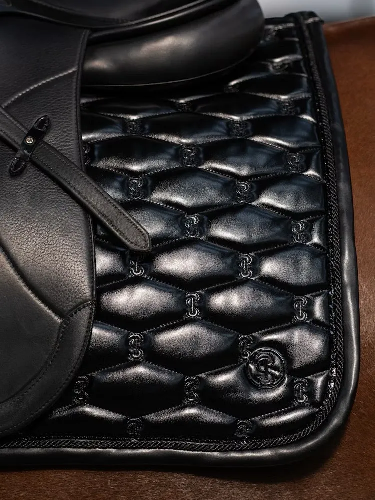 PS of Sweden black metallic saddlepad Dressage saddlepad