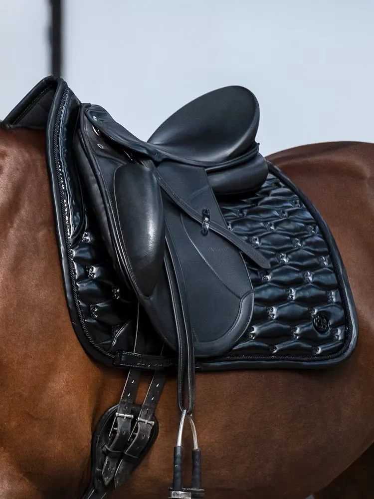 PS of Sweden black metallic saddlepad Dressage saddlepad
