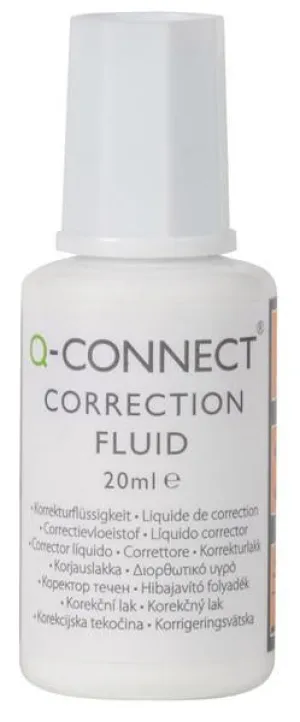 Q-Connect Correction Fluid 20ml (Pack of 10)