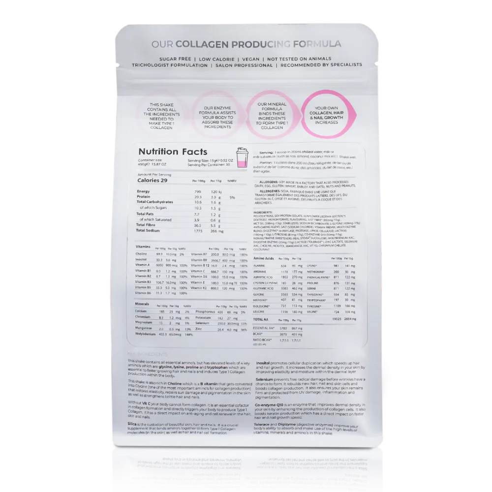 Quick Grow Advanced Amino Shake 450g - Strawberry