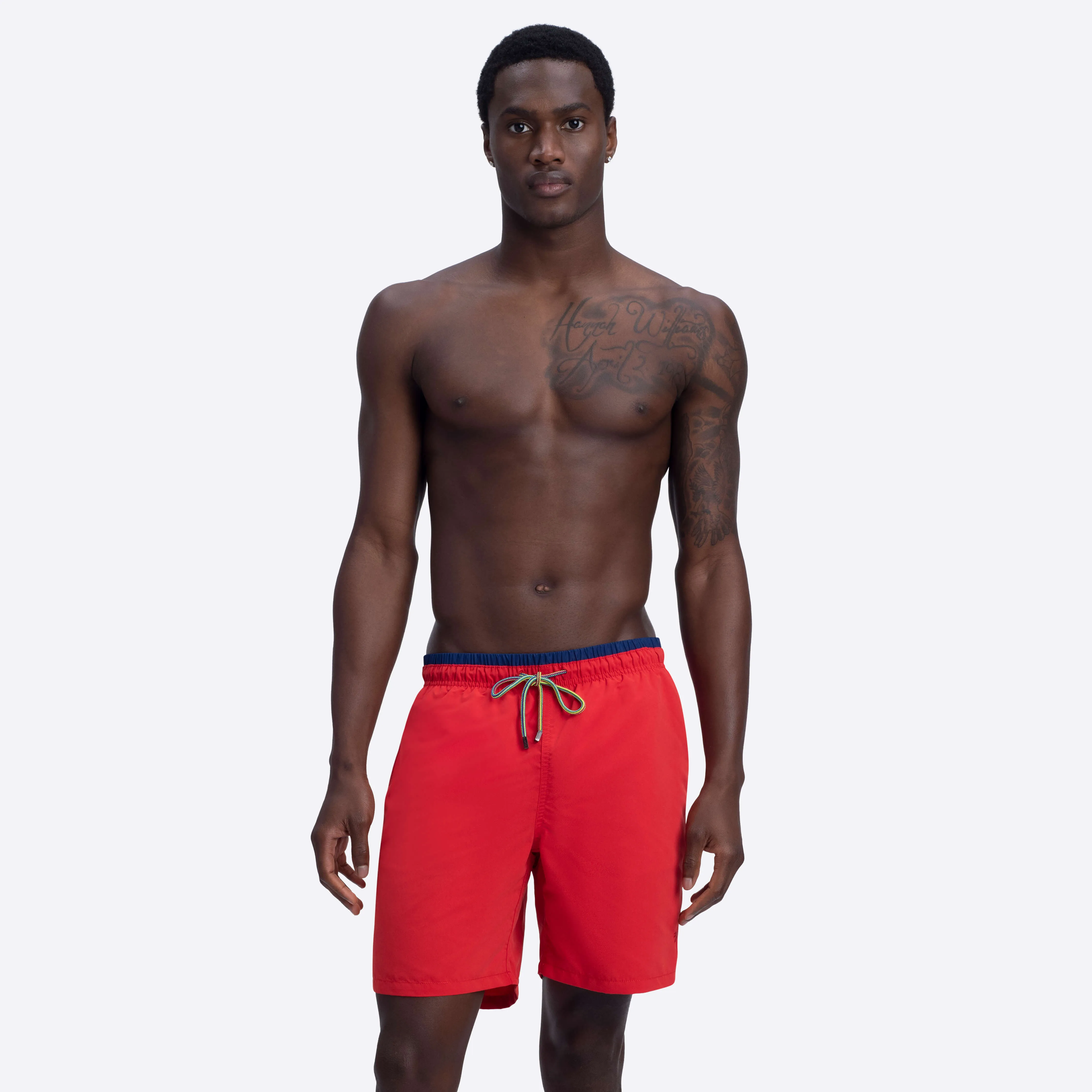 QUINN Solid Swim Trunks