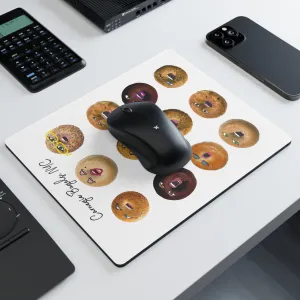 Rectangular Mouse Pad - Funny NY Bagel Theme