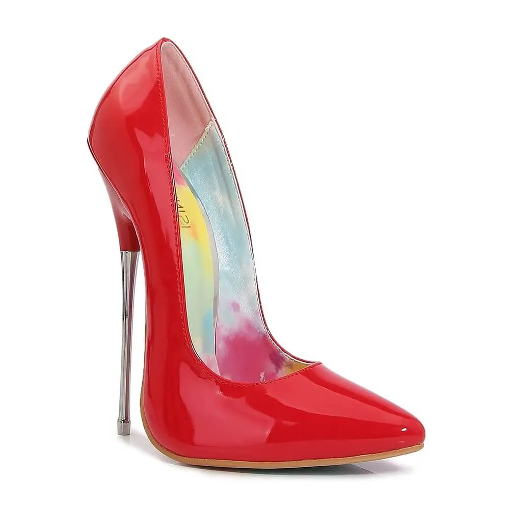 Red 16CM Pointed Pumps