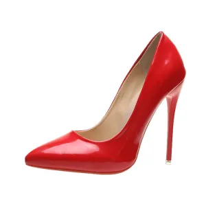 Red Vegan Pumps