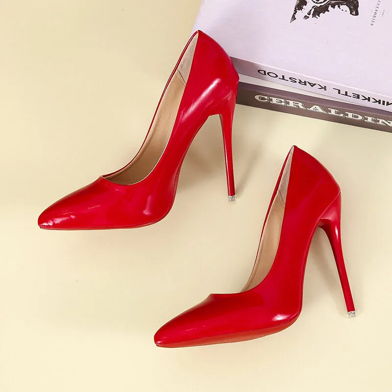 Red Vegan Pumps