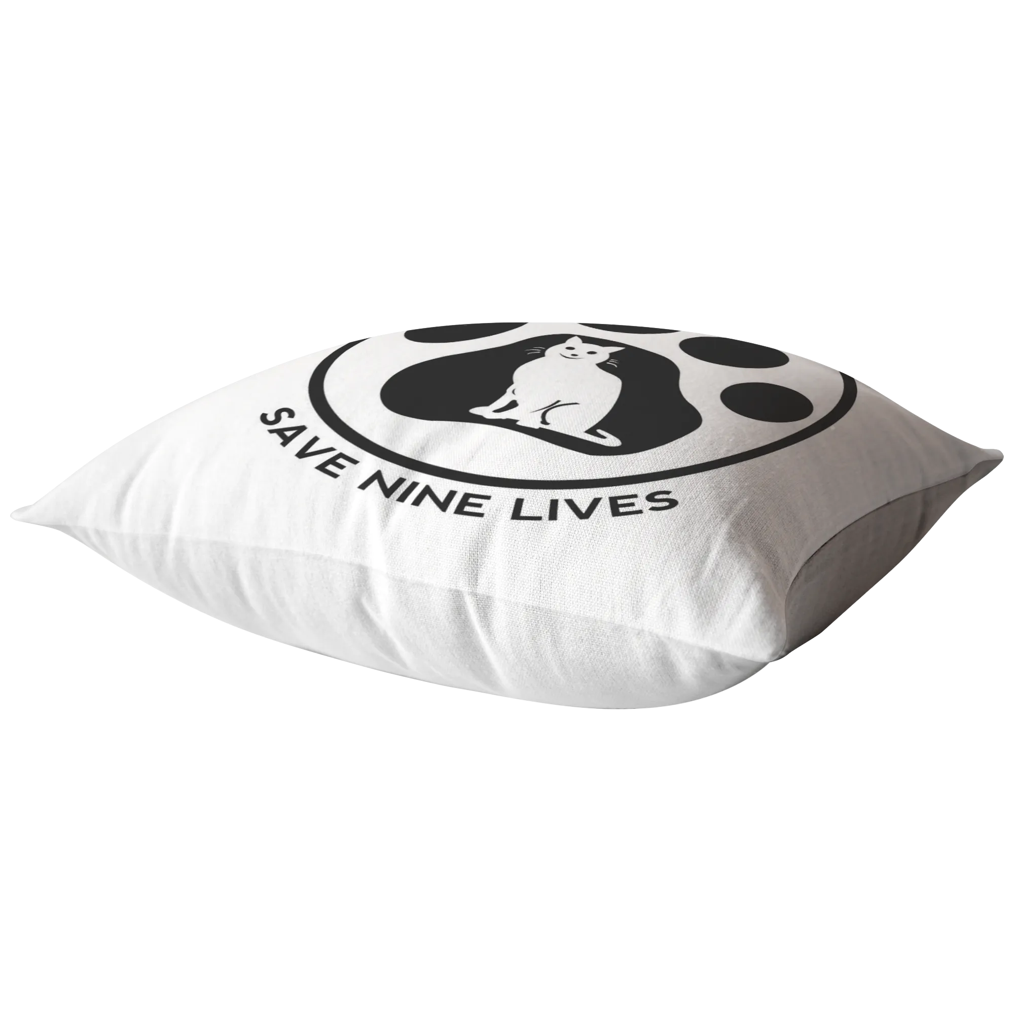 Rescue A Cat, Save Nine Lives - Pillow