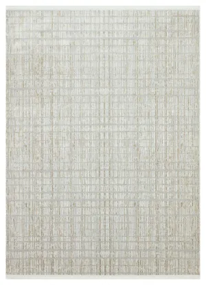Riena Thin Cream Kitchen Rug with Washable Non-Slip Base 1152