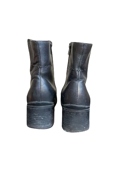 Rinaldi Black Leather Ankle Boots