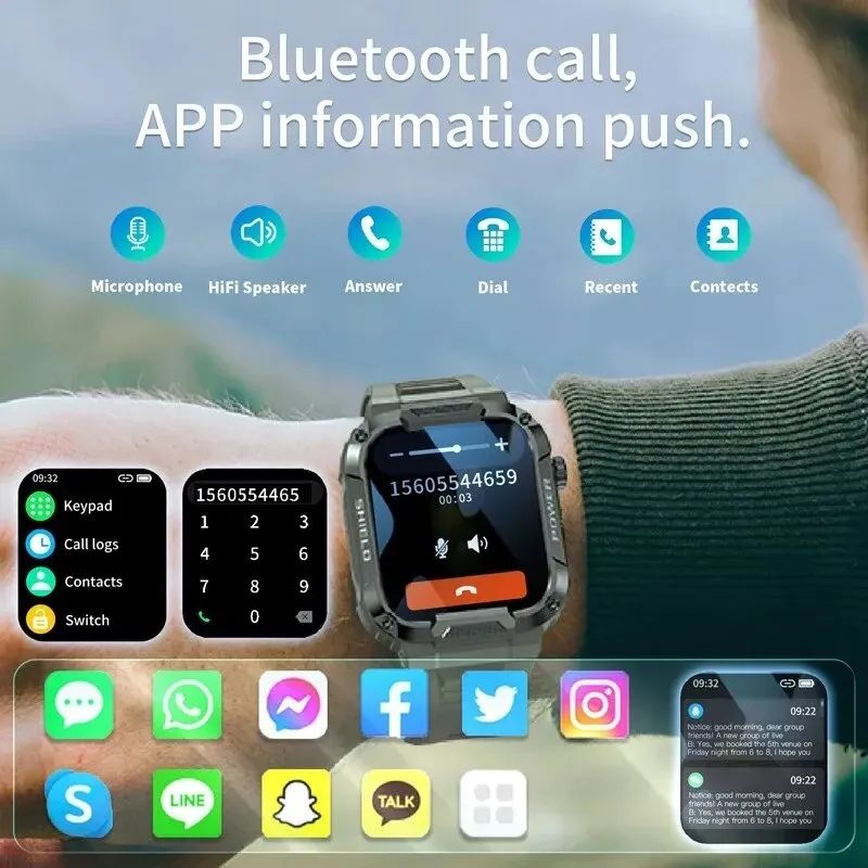 Robust Extremely Durable Waterproof Smartwatch
