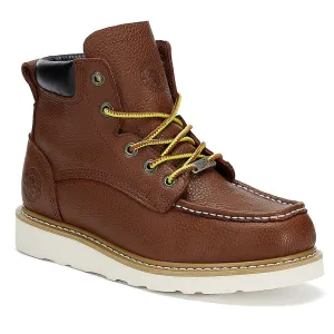 ROCKROOSTER Walker 6 inch Wedge Work Boots, Soft toe, Oil Resistant ASTM 2892 with Vibram® Outsole VAP360