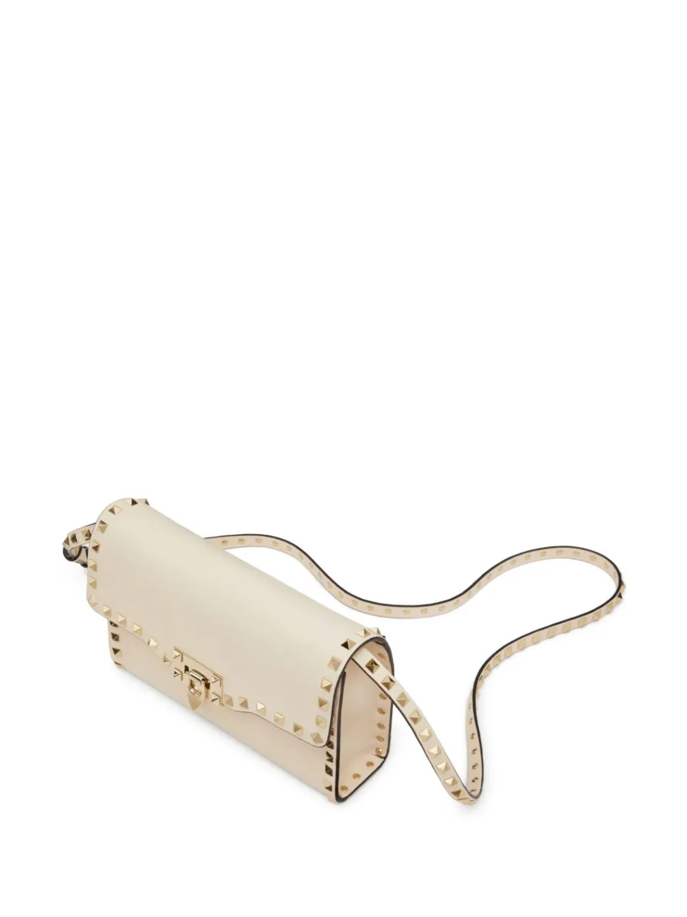 Rockstud small leather shoulder bag