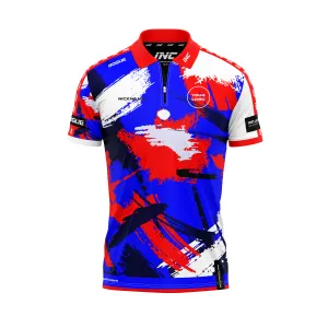 Rogue Patriot Darts Zip Polo Shirt