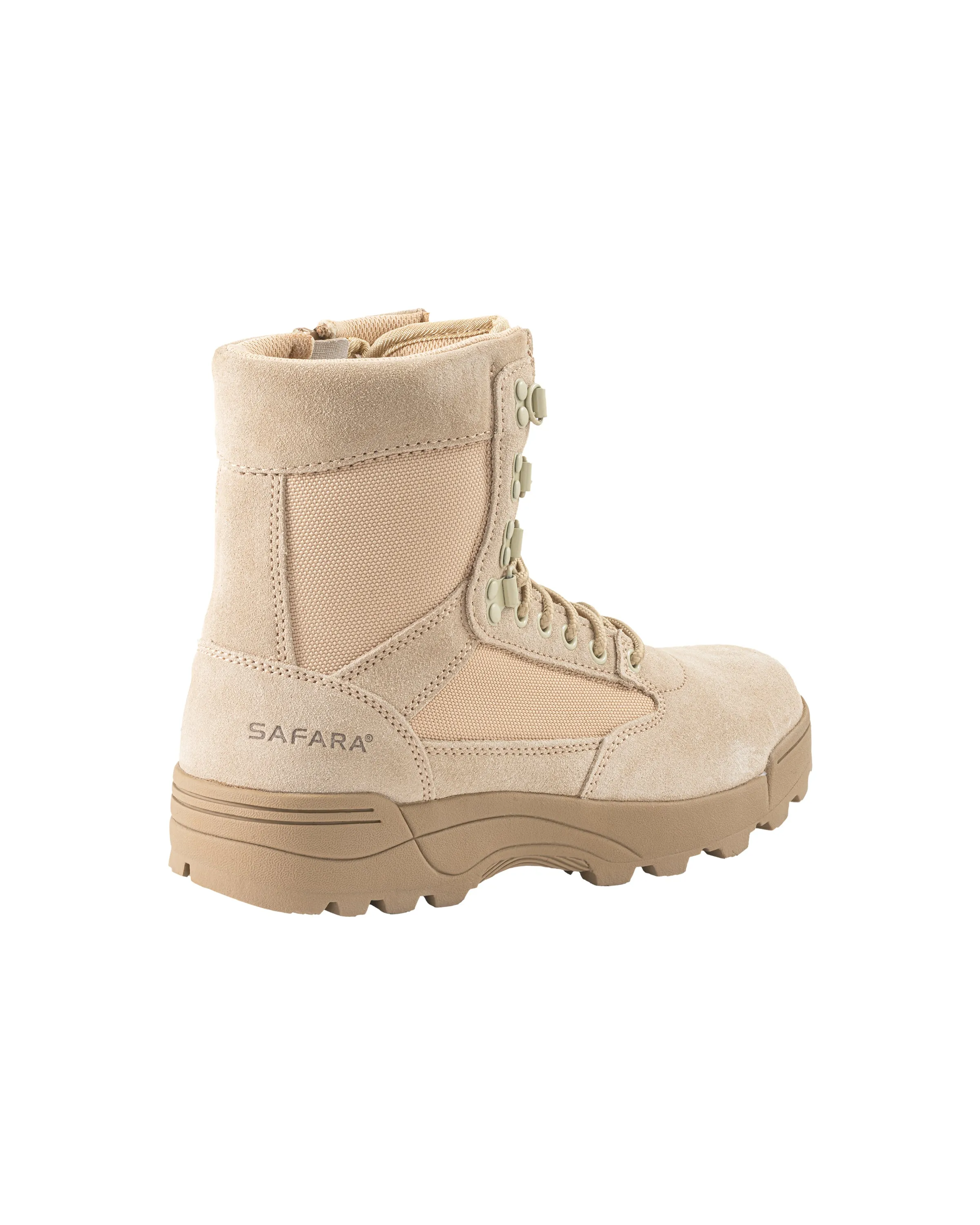 Safara Durable Sand Suede Zipped Water Resistant Tactical Boots (62100)
