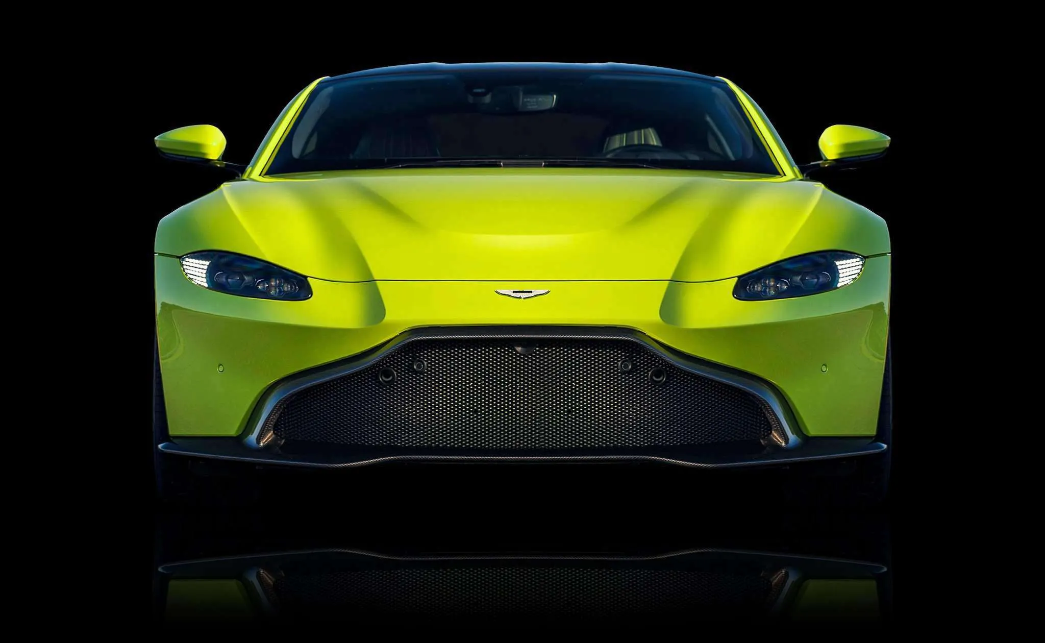 Scrape Armor Bumper Protection - Aston Martin Vantage 2021  (Mesh Front Grille Only)