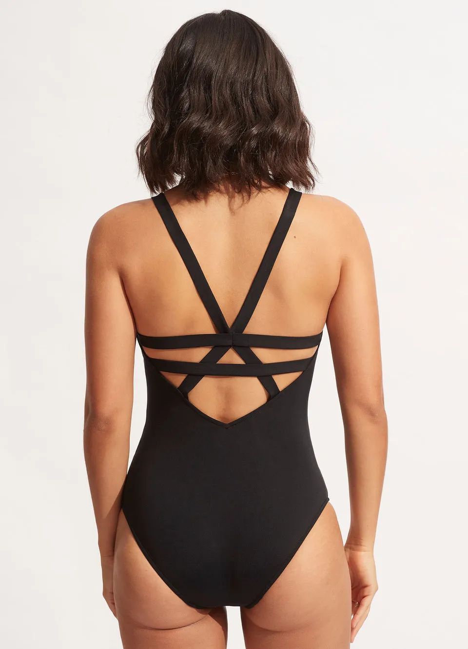 Seafolly Collective Deep V One Piece - 3 Colours