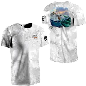 Shrimp Boat Gray Short Sleeve Dri-Fit  (SS07)