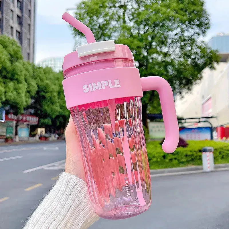 Simple Durable Plastic Tumbler (900 ml)