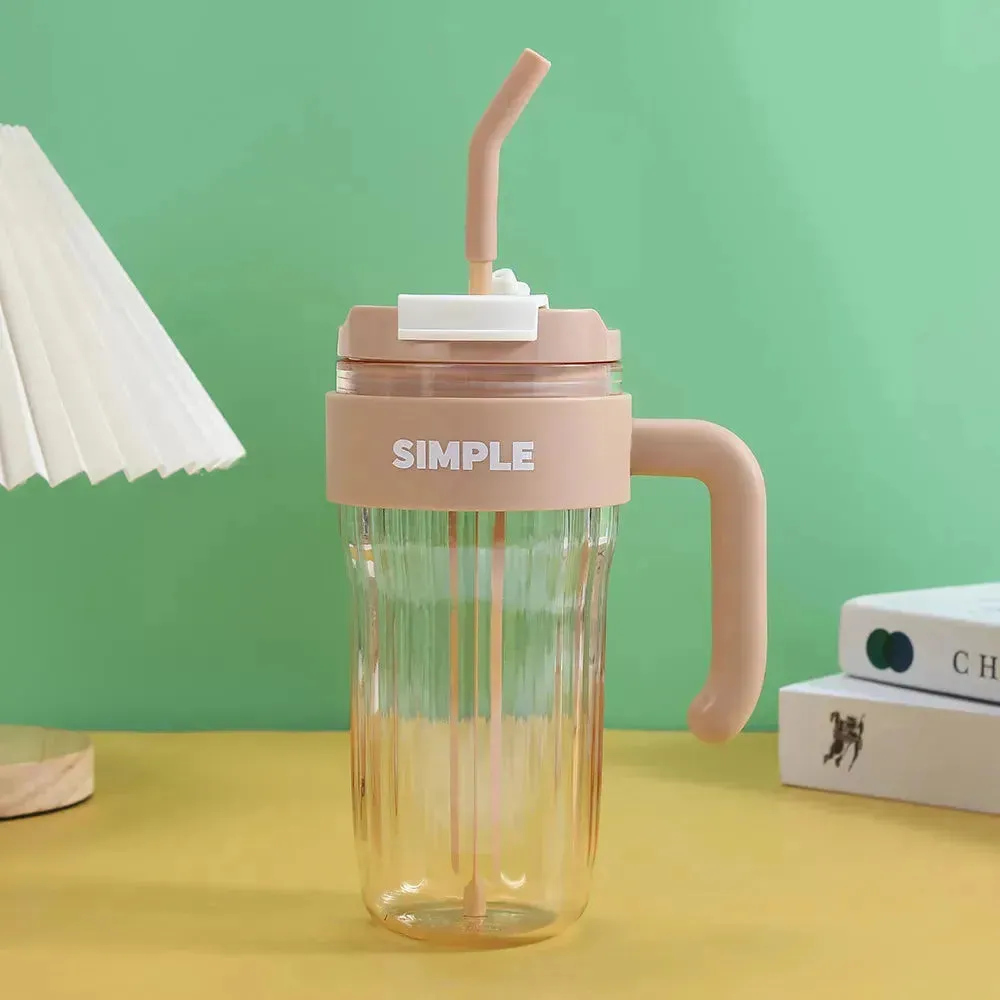Simple Durable Plastic Tumbler (900 ml)