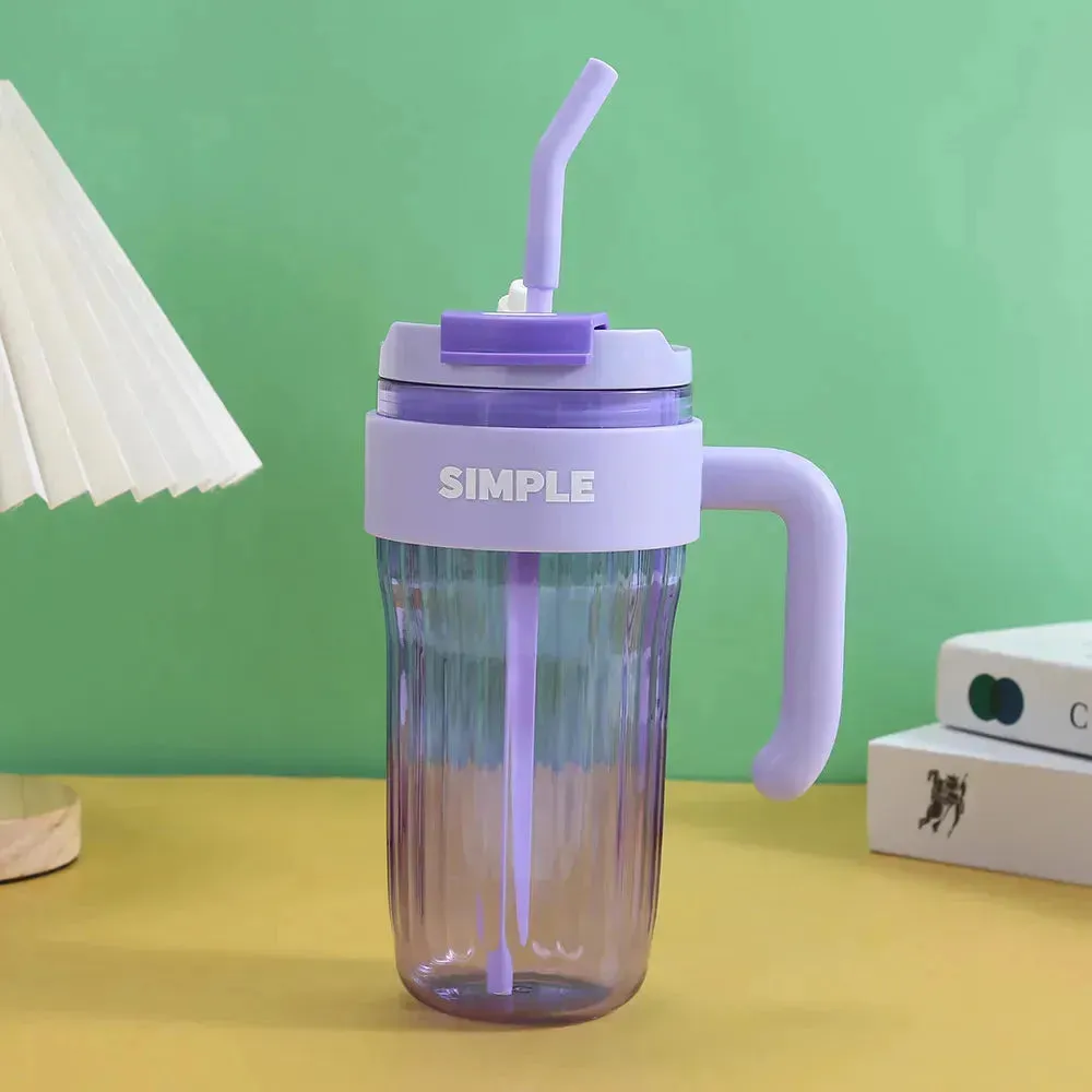 Simple Durable Plastic Tumbler (900 ml)