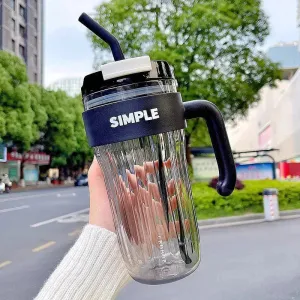 Simple Durable Plastic Tumbler (900 ml)
