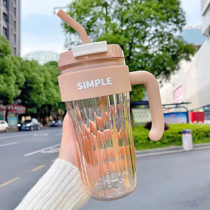 Simple Durable Plastic Tumbler (900 ml)