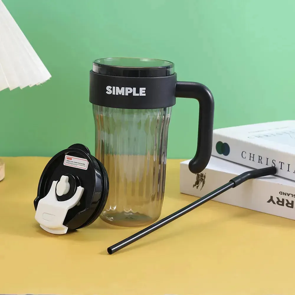 Simple Durable Plastic Tumbler (900 ml)