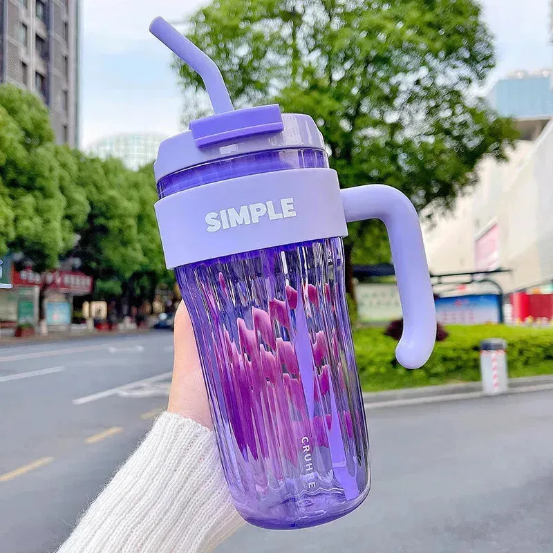Simple Durable Plastic Tumbler (900 ml)