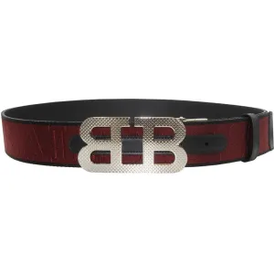 SKU: 6239333 Silver-tone palladium metal mirror B buckle Fixed and reversible style Width: 40mm/1.6in Made in Italy