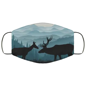 Smoky Mountain Morning - Adult Face Mask