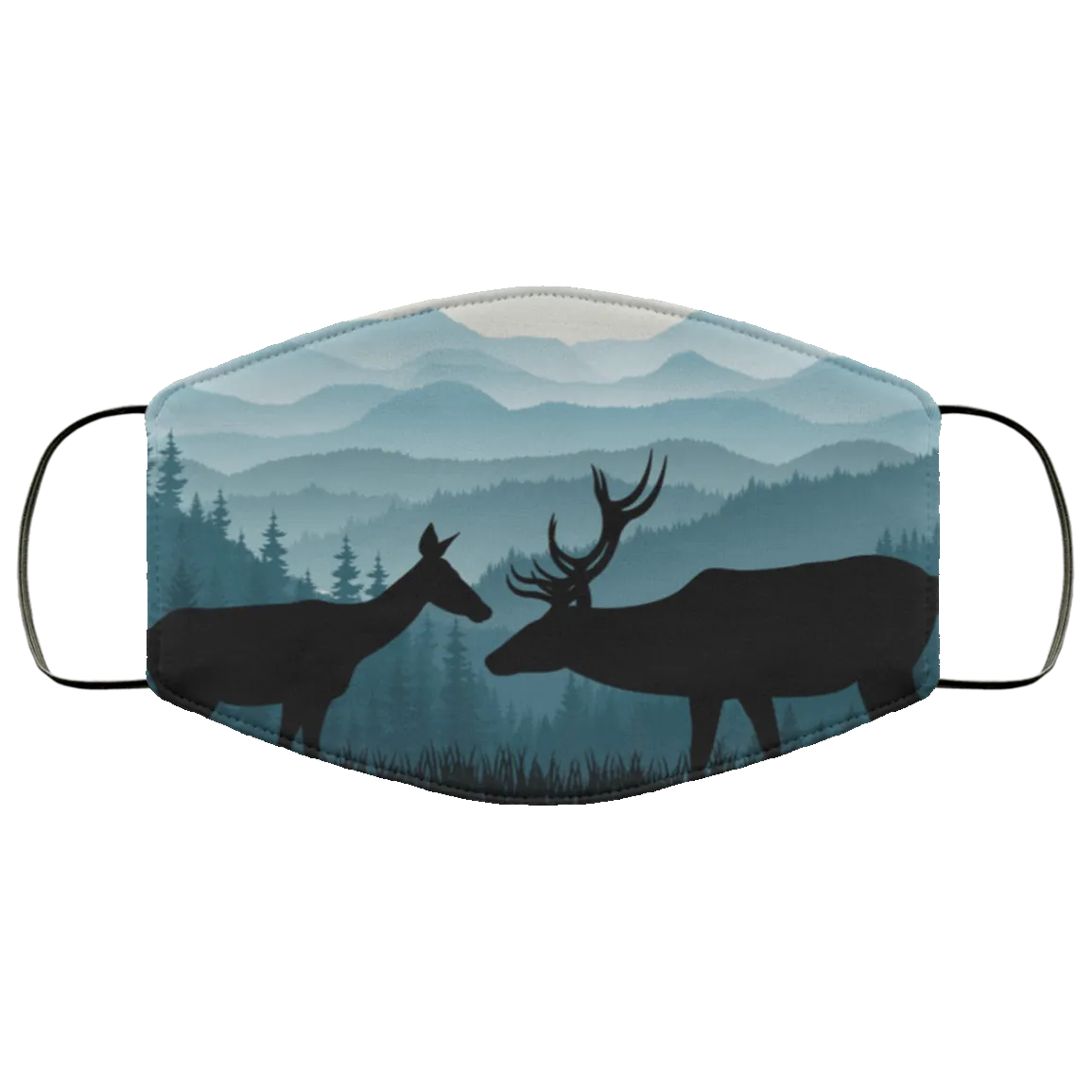 Smoky Mountain Morning - Adult Face Mask