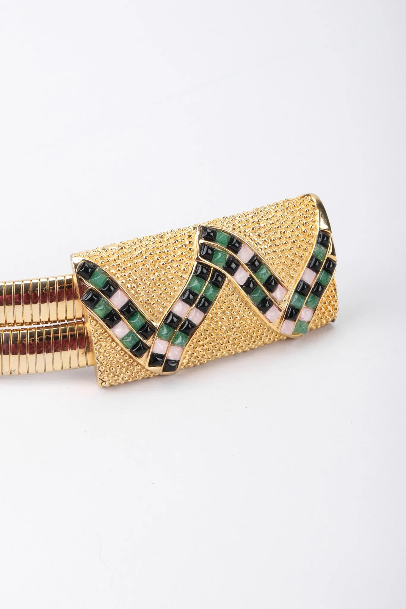 Snake Mosaic Buckle Belt