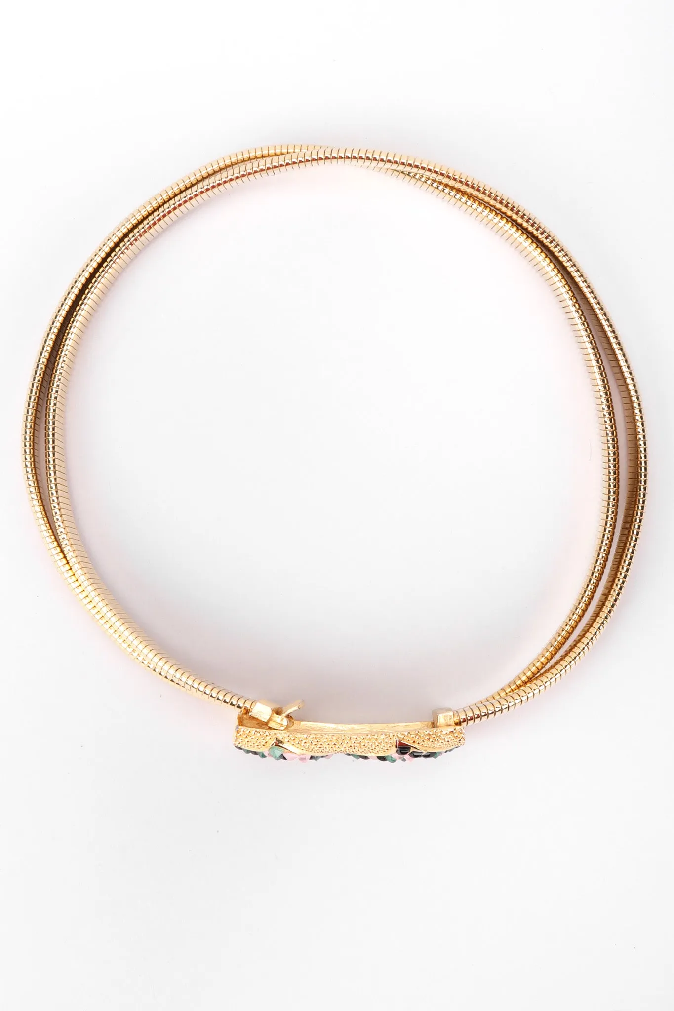 Snake Mosaic Buckle Belt