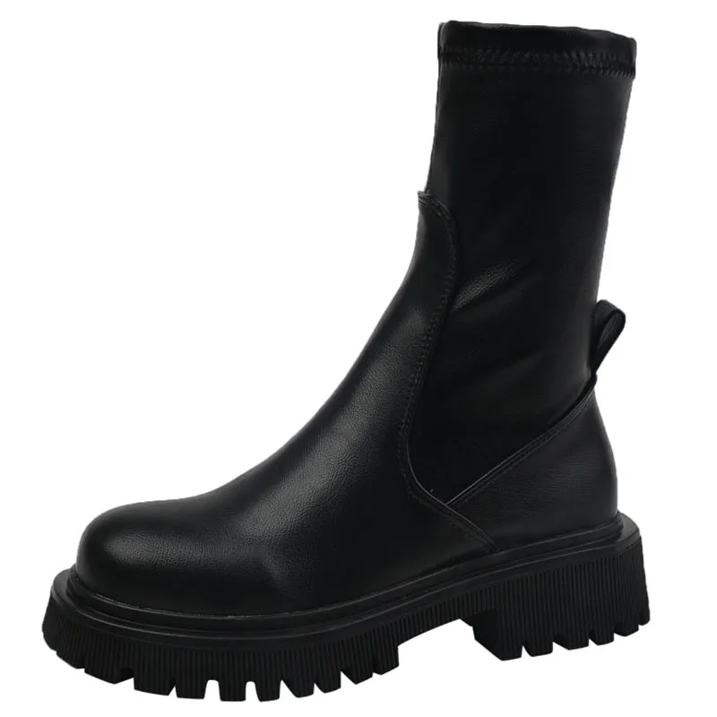 Soft Leather Ankle Boots