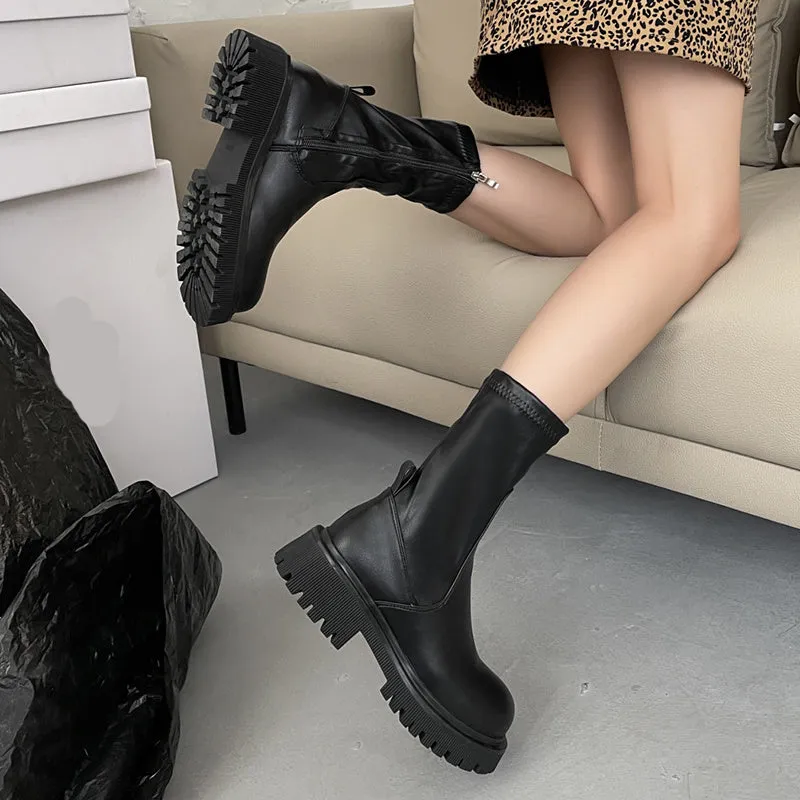 Soft Leather Ankle Boots