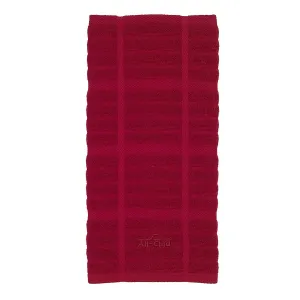 Solid Kitchen Towel Chili