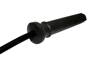 Spark Plug Wire Set - Ultra 40 - Spiral Core - 8.65 mm - Black - Straight Plug Boots - HEI / Socket Style - Cut-To-Fit - V8 - Kit