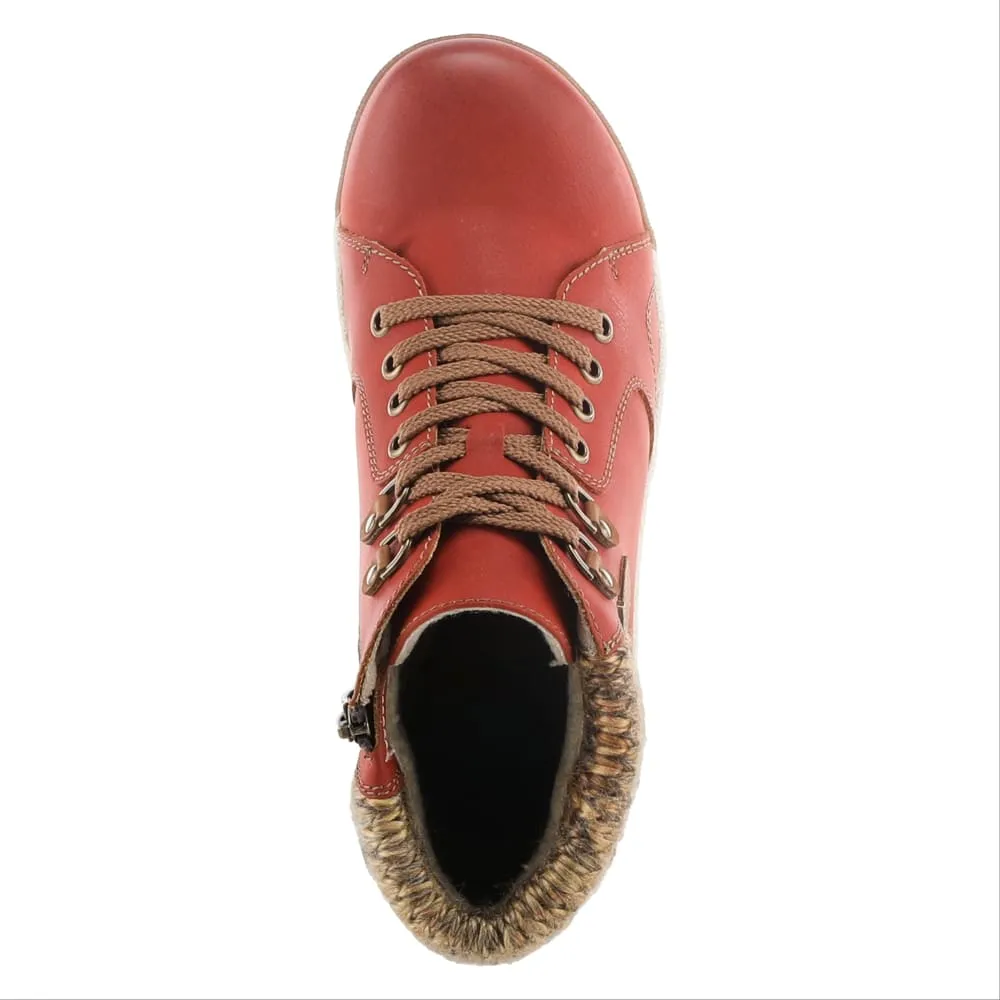 Spring Step Shoes Relife Clifton Women's Sherpa Fur Leather Boots