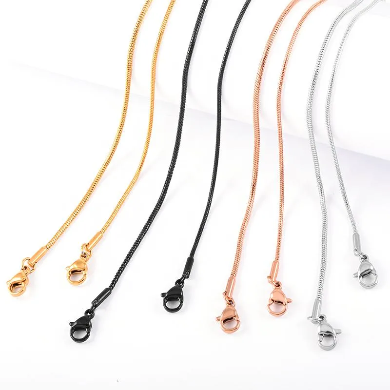 Stainless Steel Snake Chain Necklace