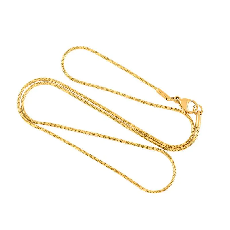 Stainless Steel Snake Chain Necklace