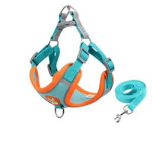 Step-In Reflective Durable Dog Harness Set