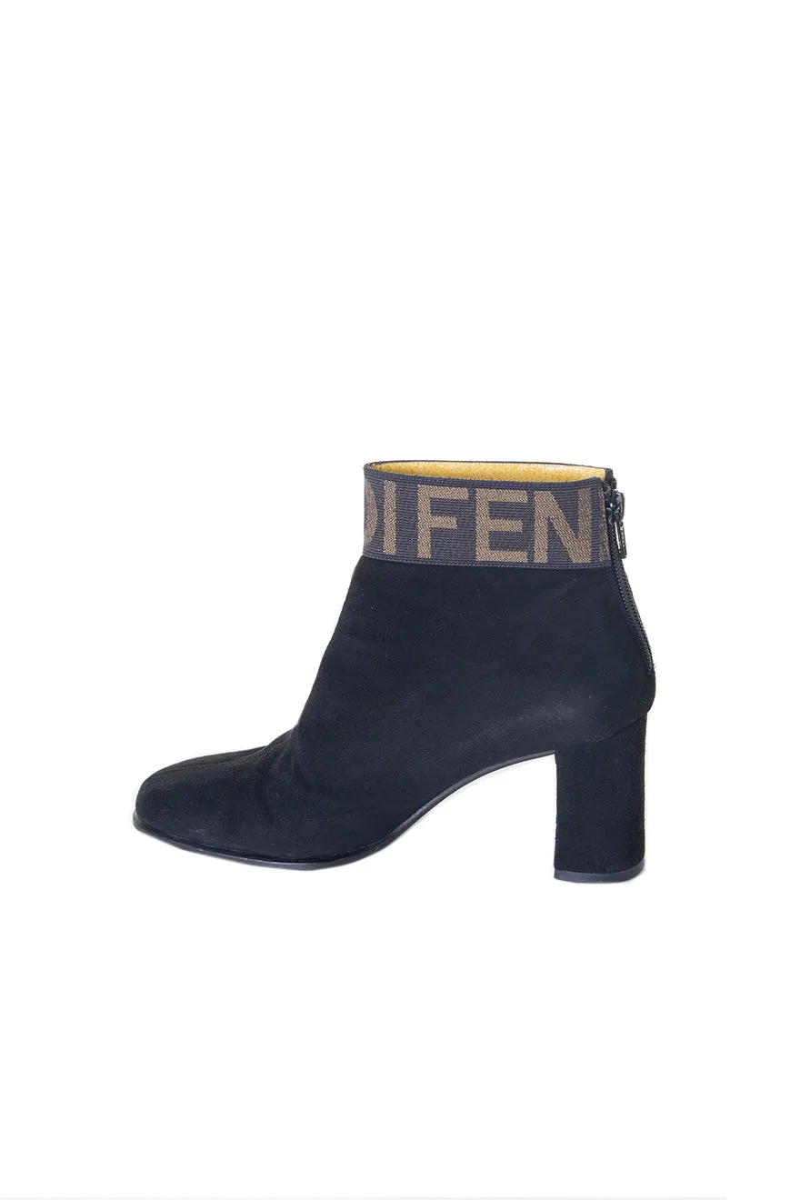 Suede Logo Boots